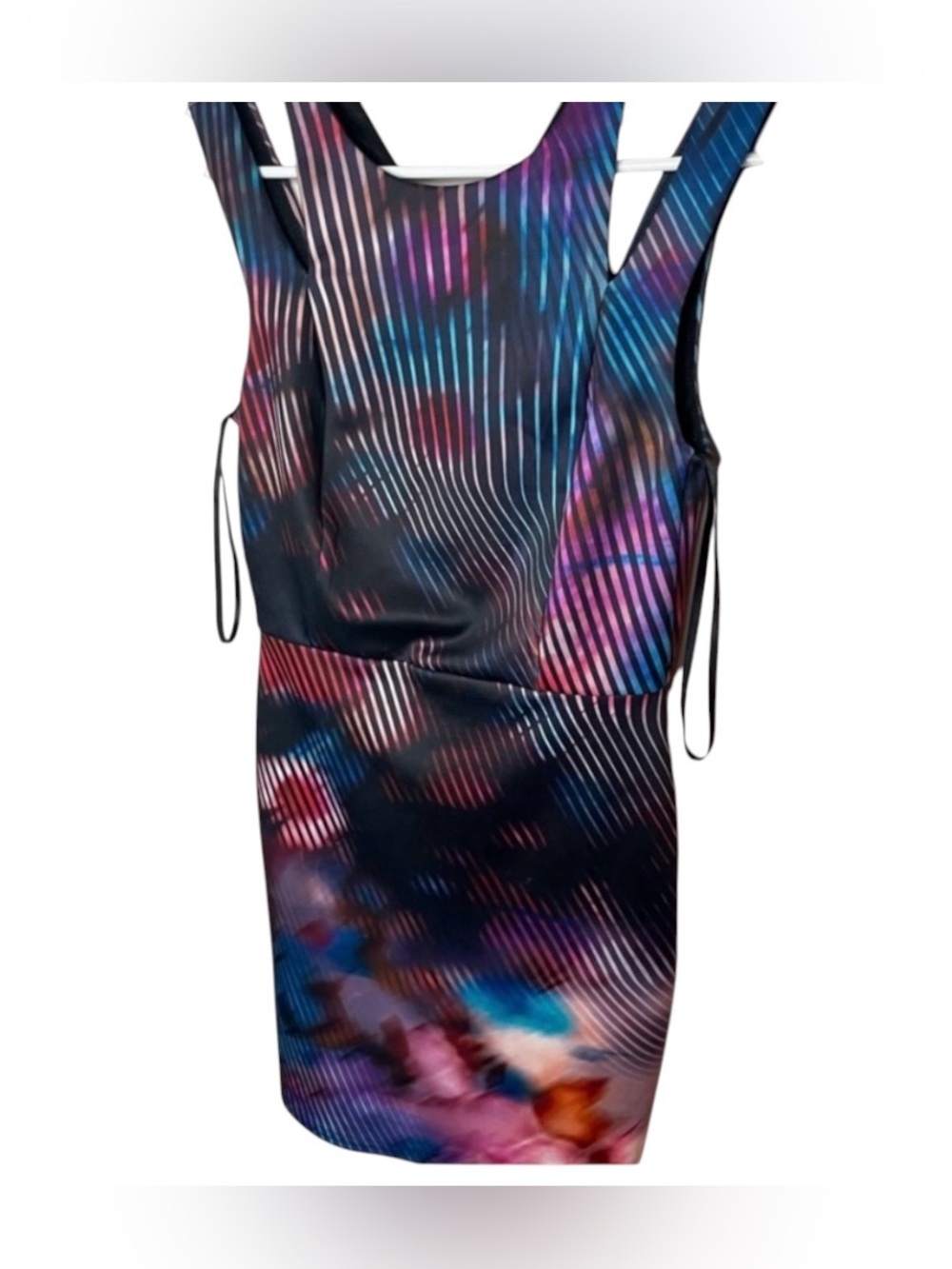 Bebe Abstract Print Dress - Picture 2 of 8